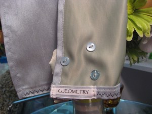 Scarf backside with label