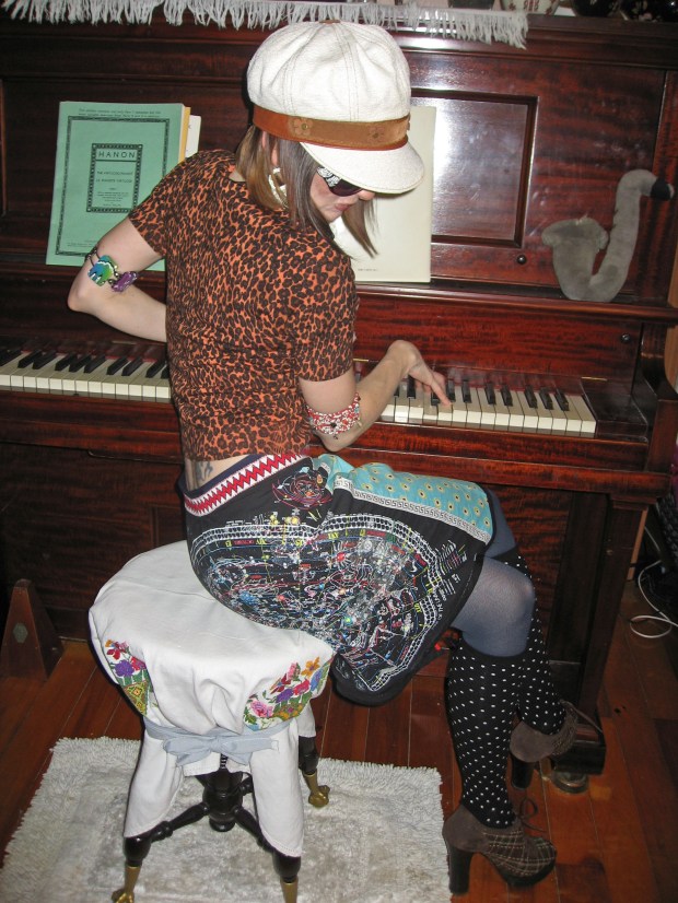 Bowie Sewalong Skirt at Piano
