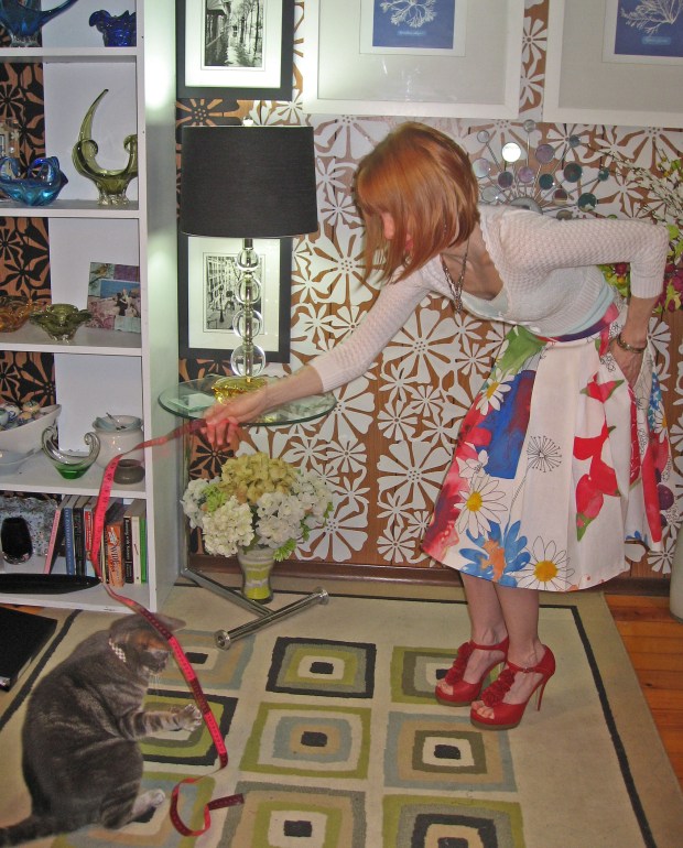 Kitty Likes Measuring Tapes