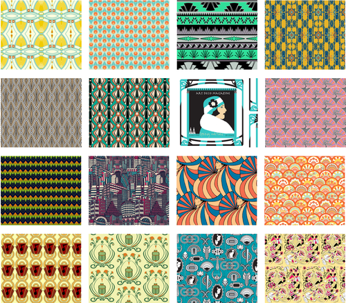 Art Deco Fabrics (Spoonflower)