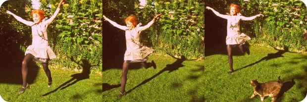 1920s Drop Waist Dress with Shadows