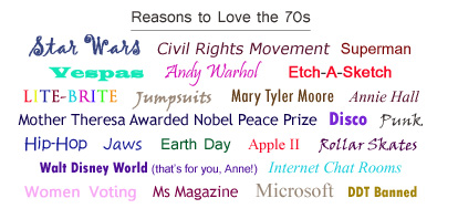 Reasons to Love the 70s.  Can You Think Of Any More?