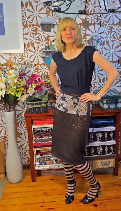 Tuck in your shirt!  And, stand up straight!