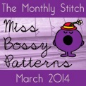 Monthly Stitch Miss Bossy Patterns Badge