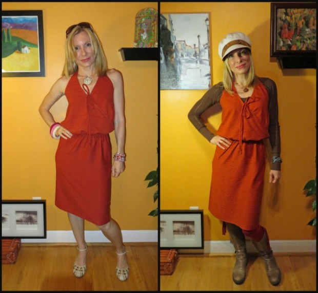 Burda 7512 Front Views Summer and Winter