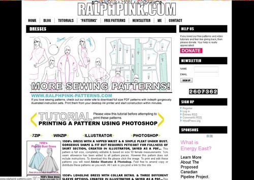 Ralph Pink Free Women's and Men's Patterns