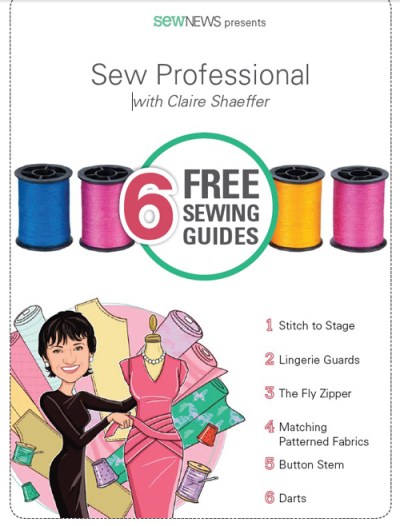 Sew News:  Sew Professional Guides with Claire Shaeffer