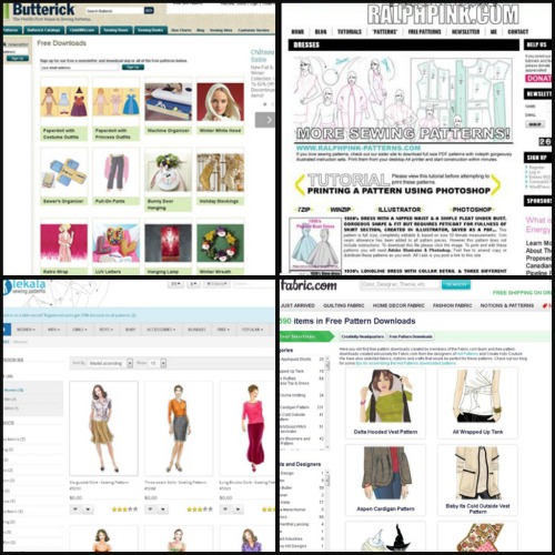 Websites With Free Sewing Patterns